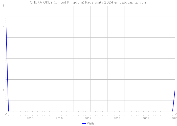 CHUKA OKEY (United Kingdom) Page visits 2024 