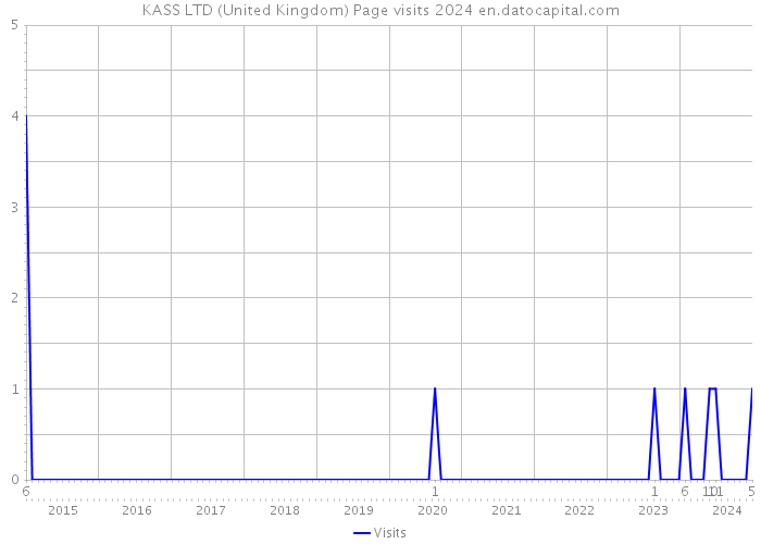 KASS LTD (United Kingdom) Page visits 2024 