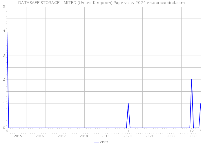 DATASAFE STORAGE LIMITED (United Kingdom) Page visits 2024 