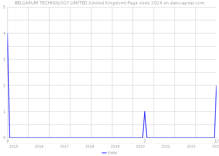 BELGARUM TECHNOLOGY LIMITED (United Kingdom) Page visits 2024 
