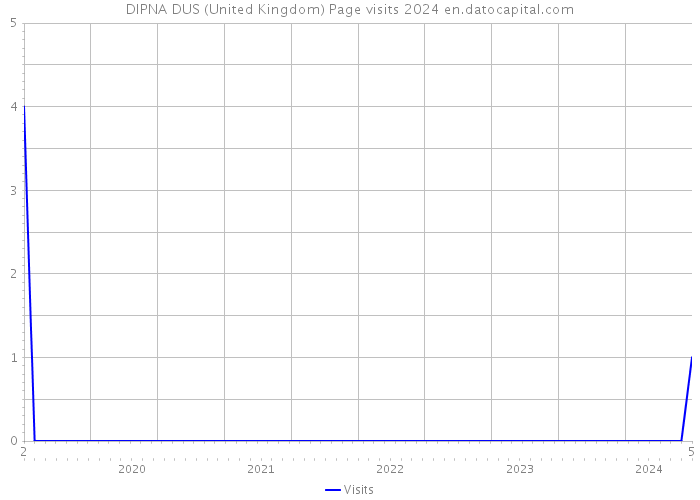 DIPNA DUS (United Kingdom) Page visits 2024 