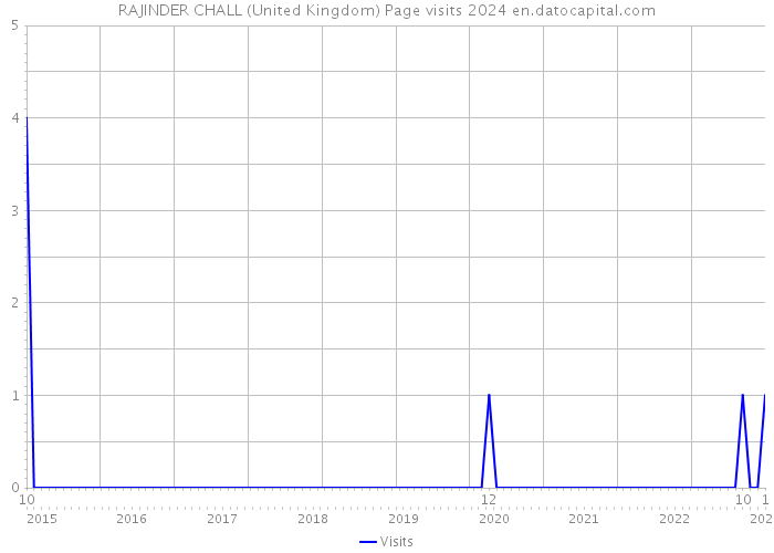 RAJINDER CHALL (United Kingdom) Page visits 2024 