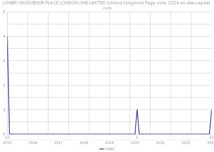 LOWER GROSVENOR PLACE LONDON ONE LIMITED (United Kingdom) Page visits 2024 