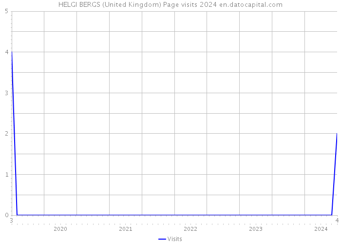 HELGI BERGS (United Kingdom) Page visits 2024 