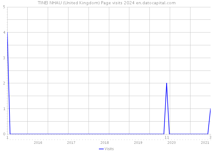 TINEI NHAU (United Kingdom) Page visits 2024 