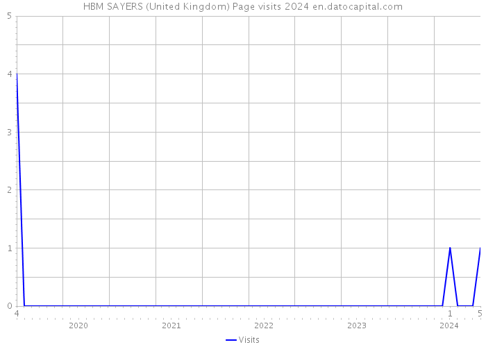 HBM SAYERS (United Kingdom) Page visits 2024 