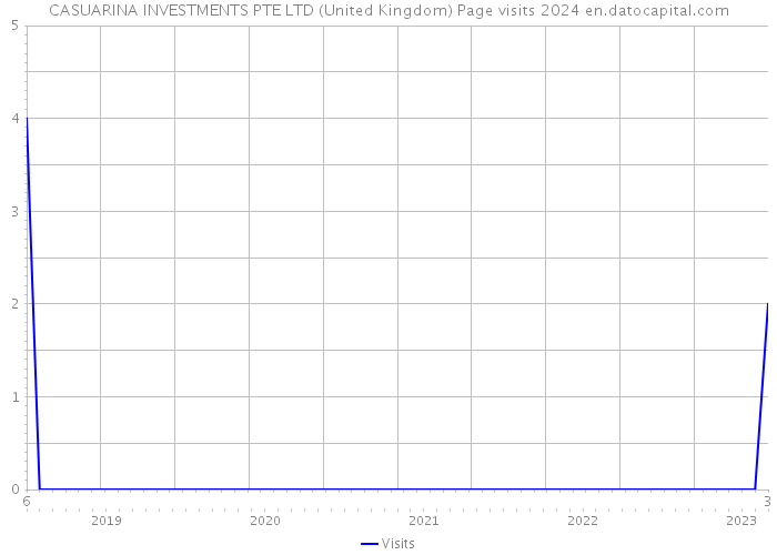 CASUARINA INVESTMENTS PTE LTD (United Kingdom) Page visits 2024 