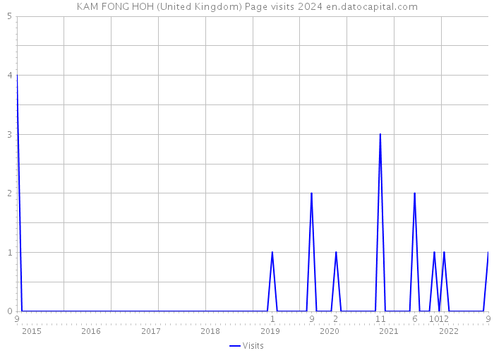 KAM FONG HOH (United Kingdom) Page visits 2024 