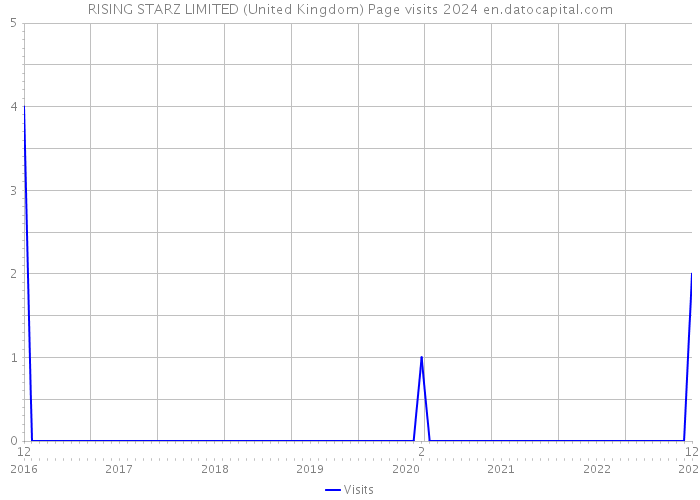 RISING STARZ LIMITED (United Kingdom) Page visits 2024 