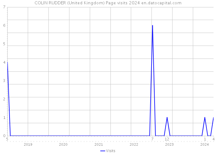COLIN RUDDER (United Kingdom) Page visits 2024 