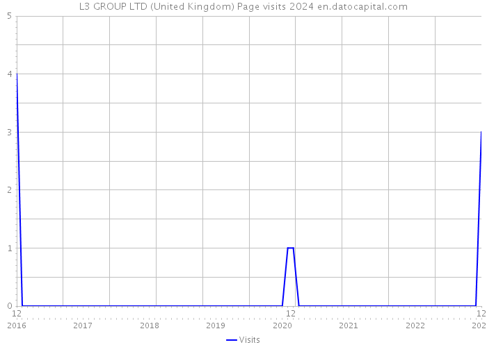 L3 GROUP LTD (United Kingdom) Page visits 2024 