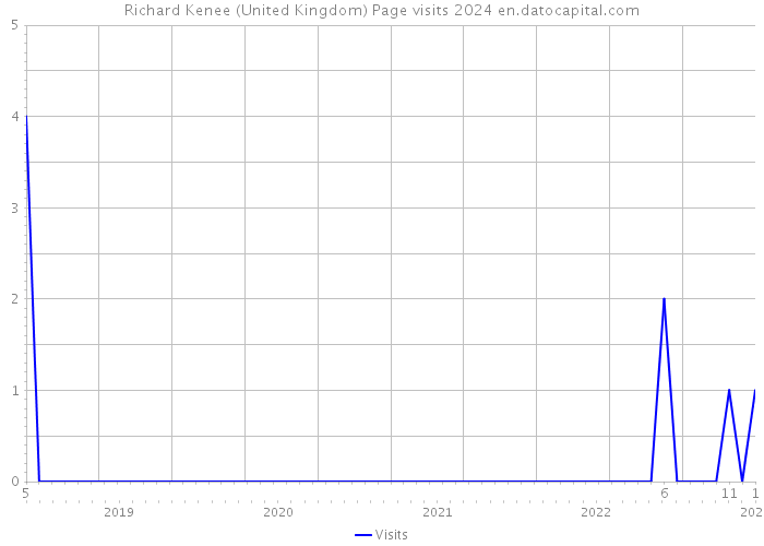 Richard Kenee (United Kingdom) Page visits 2024 