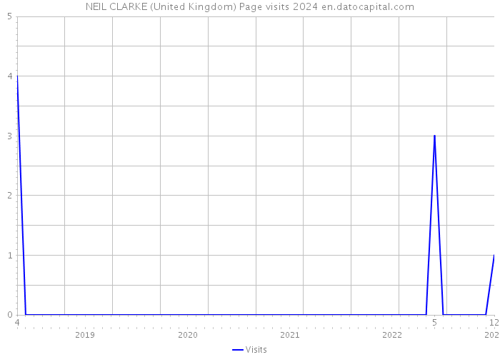 NEIL CLARKE (United Kingdom) Page visits 2024 