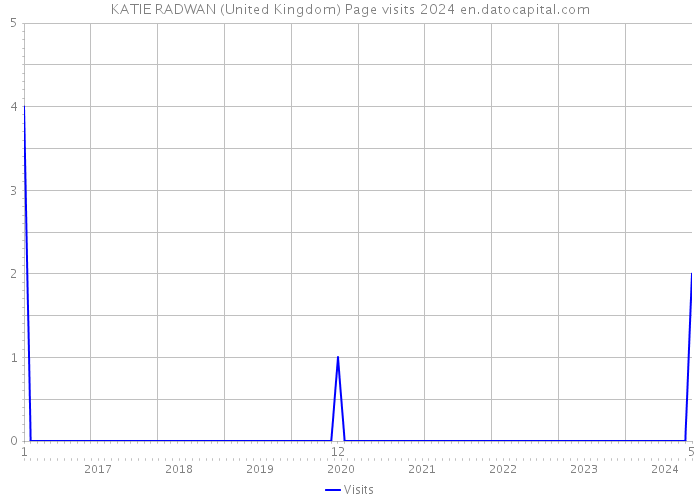 KATIE RADWAN (United Kingdom) Page visits 2024 