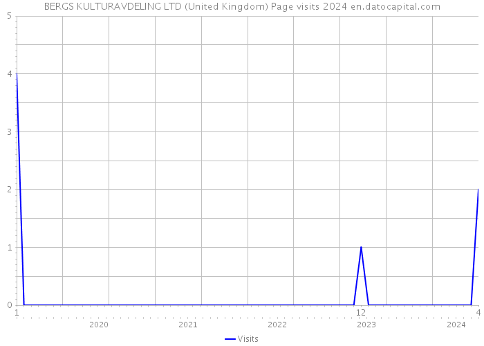 BERGS KULTURAVDELING LTD (United Kingdom) Page visits 2024 