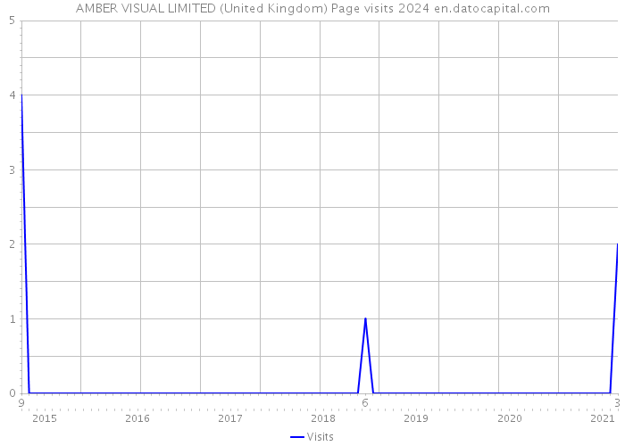 AMBER VISUAL LIMITED (United Kingdom) Page visits 2024 