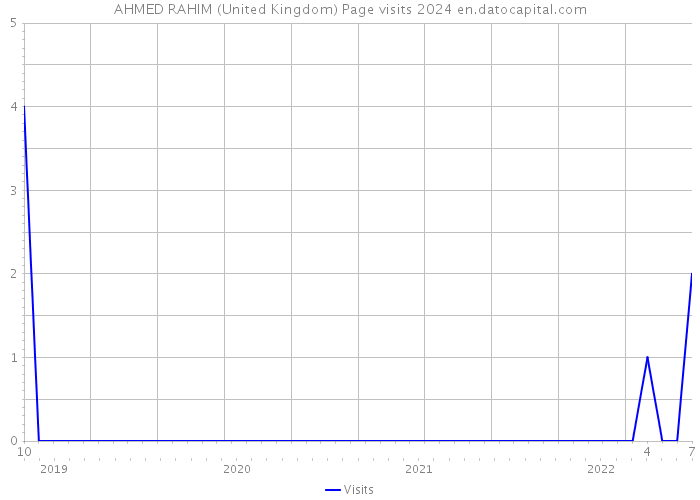 AHMED RAHIM (United Kingdom) Page visits 2024 