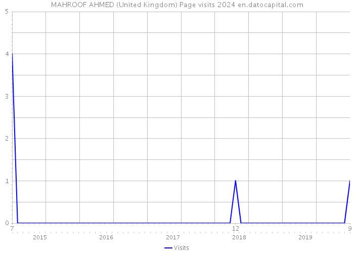 MAHROOF AHMED (United Kingdom) Page visits 2024 