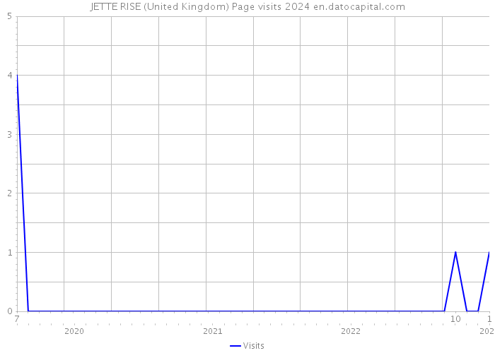 JETTE RISE (United Kingdom) Page visits 2024 
