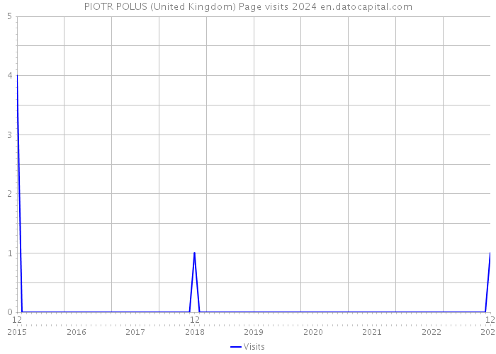 PIOTR POLUS (United Kingdom) Page visits 2024 
