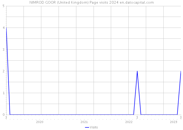 NIMROD GOOR (United Kingdom) Page visits 2024 