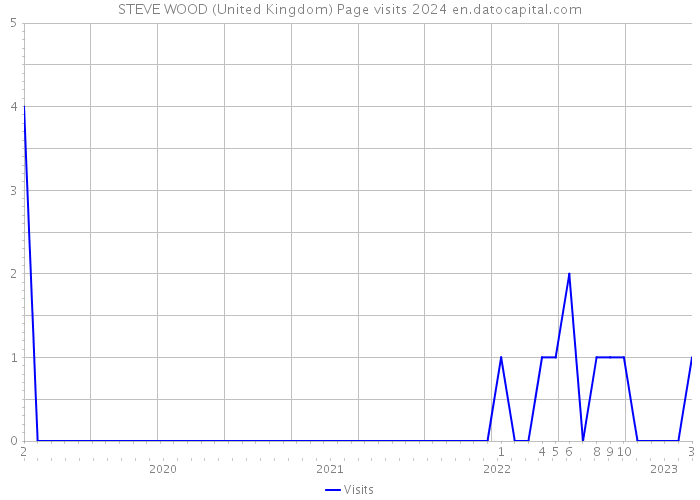 STEVE WOOD (United Kingdom) Page visits 2024 