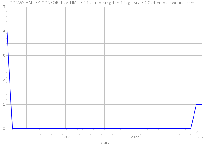 CONWY VALLEY CONSORTIUM LIMITED (United Kingdom) Page visits 2024 