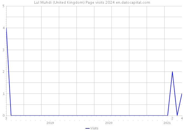 Lul Muhdi (United Kingdom) Page visits 2024 