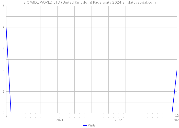 BIG WIDE WORLD LTD (United Kingdom) Page visits 2024 
