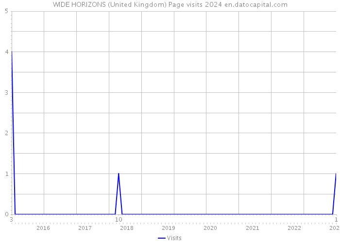WIDE HORIZONS (United Kingdom) Page visits 2024 