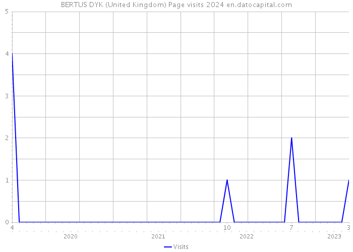 BERTUS DYK (United Kingdom) Page visits 2024 