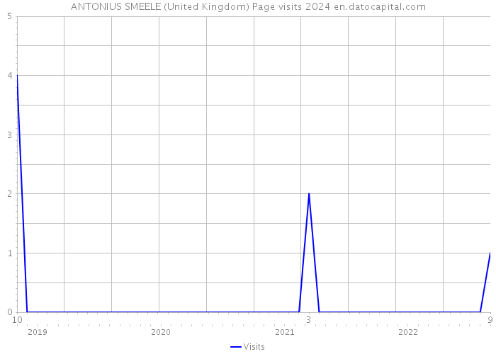 ANTONIUS SMEELE (United Kingdom) Page visits 2024 
