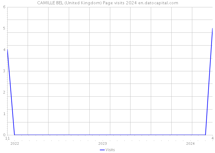 CAMILLE BEL (United Kingdom) Page visits 2024 