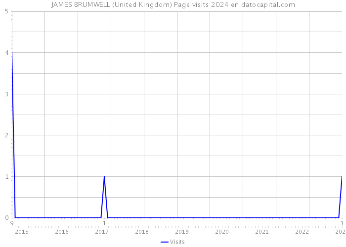 JAMES BRUMWELL (United Kingdom) Page visits 2024 