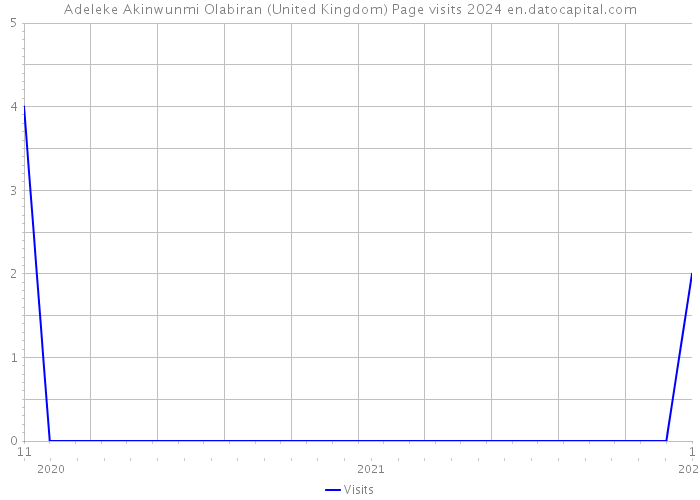 Adeleke Akinwunmi Olabiran (United Kingdom) Page visits 2024 