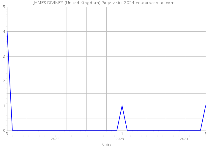 JAMES DIVINEY (United Kingdom) Page visits 2024 