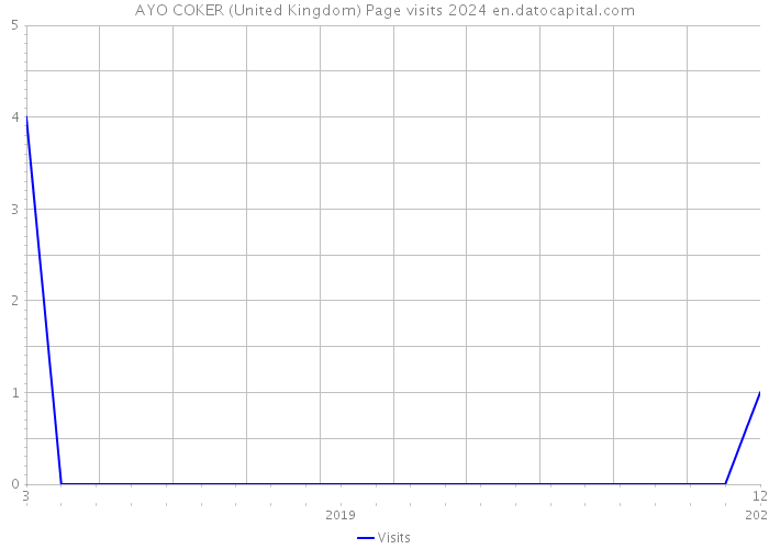 AYO COKER (United Kingdom) Page visits 2024 