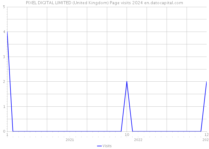 PIXEL DIGITAL LIMITED (United Kingdom) Page visits 2024 