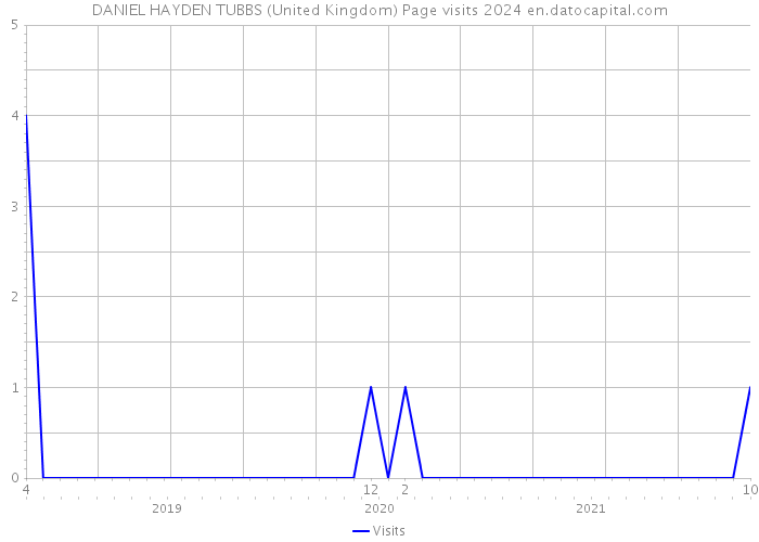 DANIEL HAYDEN TUBBS (United Kingdom) Page visits 2024 