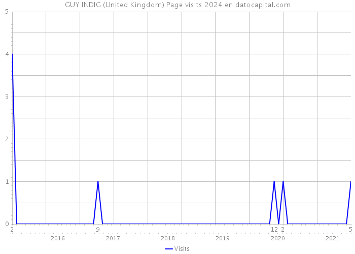GUY INDIG (United Kingdom) Page visits 2024 