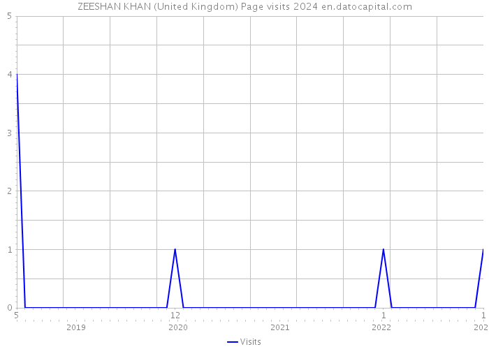 ZEESHAN KHAN (United Kingdom) Page visits 2024 