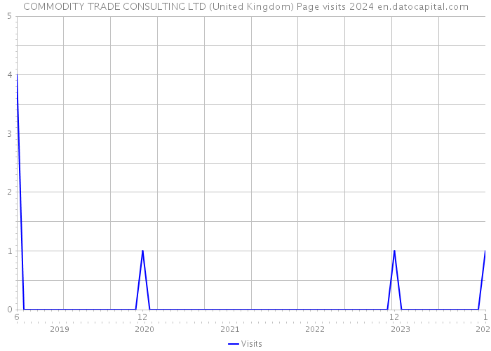 COMMODITY TRADE CONSULTING LTD (United Kingdom) Page visits 2024 