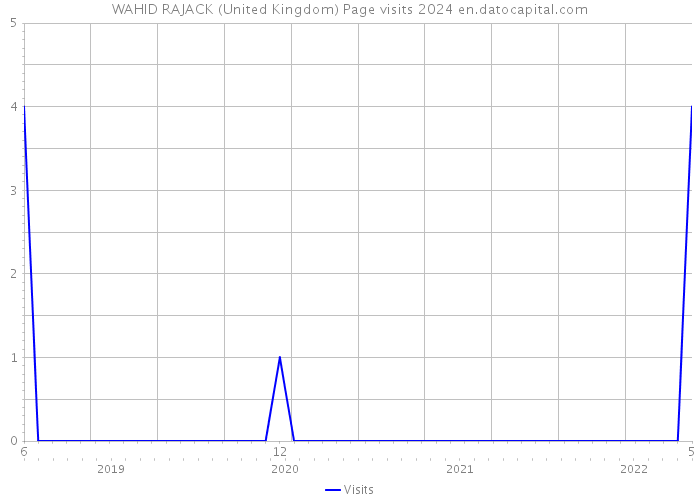 WAHID RAJACK (United Kingdom) Page visits 2024 