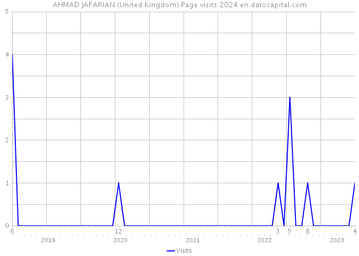 AHMAD JAFARIAN (United Kingdom) Page visits 2024 