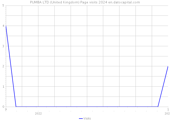 PUMBA LTD (United Kingdom) Page visits 2024 