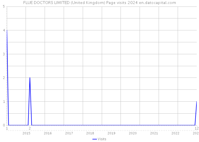 FLUE DOCTORS LIMITED (United Kingdom) Page visits 2024 