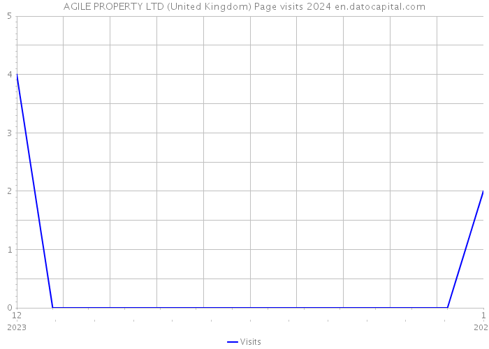AGILE PROPERTY LTD (United Kingdom) Page visits 2024 