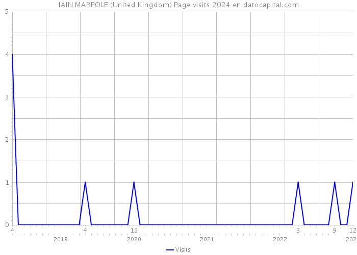 IAIN MARPOLE (United Kingdom) Page visits 2024 
