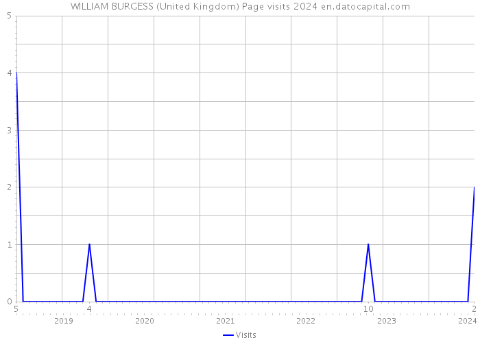 WILLIAM BURGESS (United Kingdom) Page visits 2024 