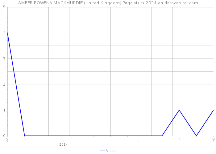 AMBER ROWENA MACKMURDIE (United Kingdom) Page visits 2024 